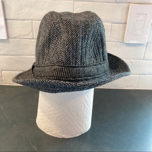 Vintage Pendleton sz Large wool fedora herringbone pattern - Picture 4 of 10